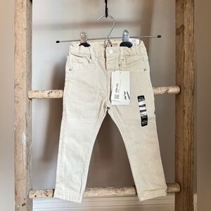 Zara Cream Kids Jeans (18-24 mo. NWT)